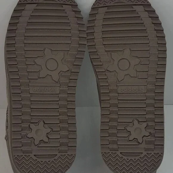 Balabala Velvet Warm Cotton Kids Short Boots Unisex EU 30 Grey EY - Picture 6 of 6